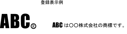 登録表示例