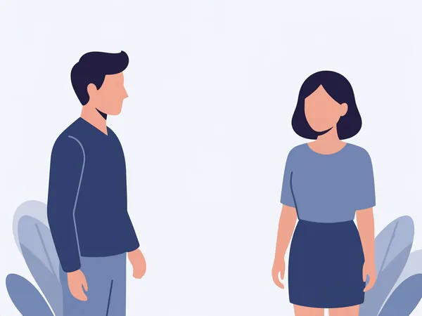 離婚・男女問題の法律相談を表すイラスト
